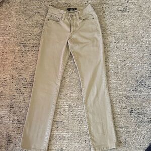 Aeropostale Women’s Tan Straight Leg Jeans size 000 Regular